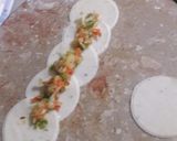 A picture of step 3 of Roses samosa.