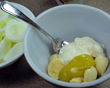 A picture of step 3 of Deviled Eggs.