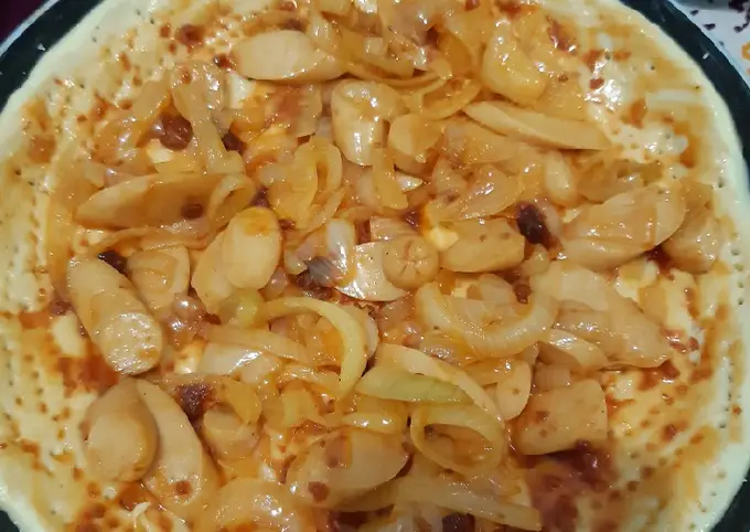 Langkah-langkah untuk membuat Cara bikin Pizza Teflon Rumahan
