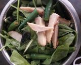 A picture of step 1 of Green dhokla.