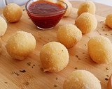 Foto del paso 11 de la receta: Bolitas fritas de provolone con mermelada de piquillos
