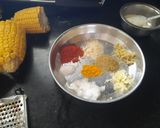 A picture of step 1 of Masala corn cob.