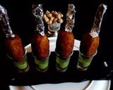 A picture of step 3 of Soya Chunks and paneer lollipop.