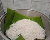 Foto langkah ke 4 dari resep Lupis Ketan Segitiga (tanpa cetakan daun pisang).
