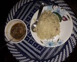 A picture of step 1 of Rice Fried.