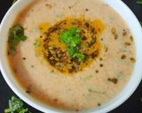 A picture of step 4 of Tomato tambli (tomato raita).