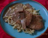 Sertésszűz ördögszekér gombával recept fázis 5 fotója
