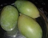 A picture of step 1 of Aam muraba.