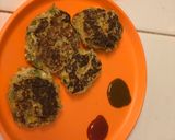 A picture of step 6 of Dahi ke kabab (veg).