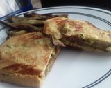 Foto del paso 10 de la receta: 🥪🥖🧀🍆Sándwich de Bastones de berenjenas queso y cebolla!!!😋😜😝