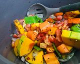 A picture of step 3 of Red Lentil and Pumpkin Soup.