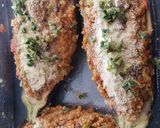 Foto del paso 5 de la receta: Berenjenas rellenas de pisto, lentejas y boulgour