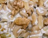 Foto del paso 6 de la receta: Salsa proteica de ricota con nuez y verdeo 🍝 Fideos secos y salsa altos en proteínas 💪🏼+ 44 gramos 🍽️