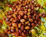 A picture of step 3 of Veg Poha.