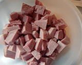 A picture of step 2 of Ham and Beans with Potatoes and Cornbread.