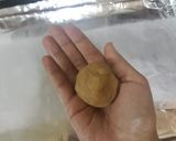 A picture of step 7 of Eggless Vanilla and Chocolate Cookies.