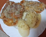 Foto del paso 7 de la receta: San Jacobo de merluza con salsa verde y papas cocidas