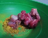 A picture of step 1 of Goat Mshikaki.