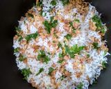 A picture of step 5 of Hydrabadi Vegetables briyani.