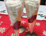 Foto del paso 7 de la receta: Gelatina de cava con frambuesas y mousse de chocolate blanco