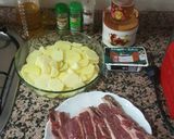 Foto del paso 1 de la receta Patatas al horno con Sobrasada y churrasco a la cerveza