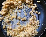 A picture of step 2 of Chola’r Dal or Chana Dal Qeema Curry -for lunch in Thakurbari style.