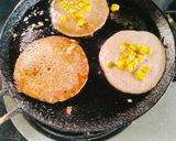 A picture of step 3 of Cheese Jau pancake (Barley pancake) millet pancake 🥞.