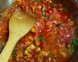A picture of step 4 of Spaghetti & Meatballs with Chunky Veggie Tomato Sauce.