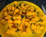 A picture of step 1 of Keto Diet Khatta Meetha Kaddu Sabzi Recipe | Weight loss Keto Pu.