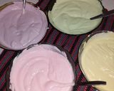 Foto langkah ke 3 dari resep Unicorn steam cake.