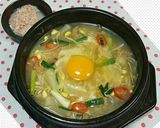 Hình bước làm 9 của món Canh Cá Tuyết 황태해장국