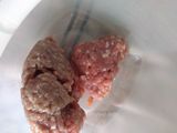 Albóndigas rellenas de queso panela😊