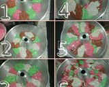 Foto langkah ke 6 dari resep Bolu air colorfull.