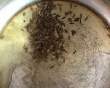 A picture of step 1 of Brinjal-Methi Sabji.
