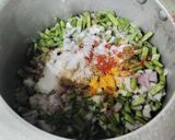 A picture of step 3 of Sindhi Gawar.
