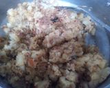 A picture of step 3 of Aloo ka bhurta.