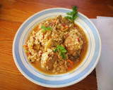 Foto del paso 4 de la receta: Arroz blanco caldoso con carne de pollo y alcachofas 🐔