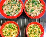 A picture of step 2 of Kale Noodle Quiche Cups.