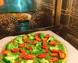 Hình bước làm 8 của món Spinach pizza