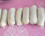 A picture of step 3 of Grilled Banana Sticky Rice (Chè Chuối Nướng) Using an Air Fryer.