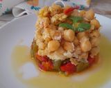 Foto del paso 6 de la receta: Garbanzos con queso de cabra y pimientos