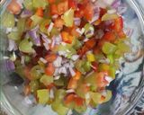 A picture of step 1 of Grapes Salsa.