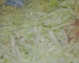 A picture of step 1 of Mango Grated Achar.