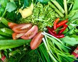 Hình bước làm 4 của món Lẩu cá lăng dấm bỗng