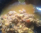 A picture of step 5 of Chettinad Paneer.