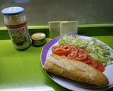 Foto del paso 1 de la receta: Bocadillo vegetal con queso