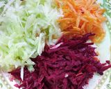 A picture of step 2 of Curd and veg raita.