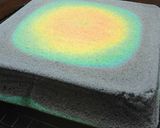 Foto langkah ke 7 dari resep Rainbow Ogura Cake.