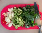 Une image de l'étape 1 de Tarte vert de Manu_veggies.