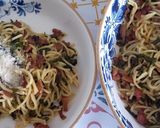 Foto del paso 4 de la receta: Pasta fresca con berza salteada